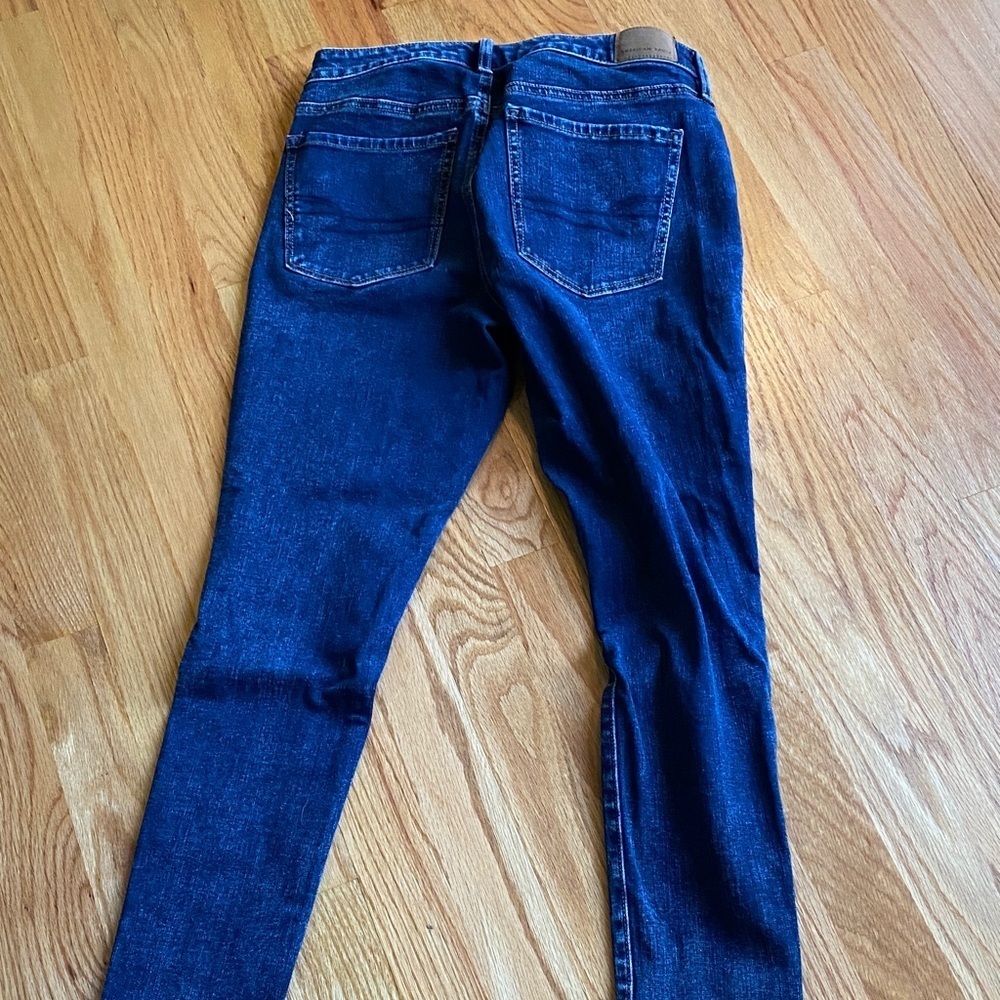American Eagle Outfitters Dark Blue Jeggings - Picture 4 of 4